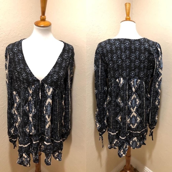 {Free People} Printed Tunic - Picture 1 of 1